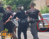 فيديو: هذه المرة في يافا - الشرطة تُشهر السلاح في وجه شاب وتعتقله